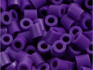 PhotoPearls, str. 5x5 mm, hulstr. 2,5 mm, medium, mørk lilla (11), 1100stk./ 1 pk.