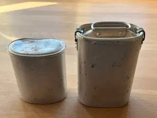 2 stk retro soldatermadkasser