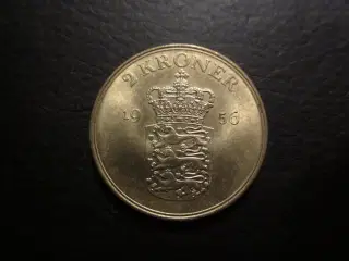 2 kroner 1956 unc