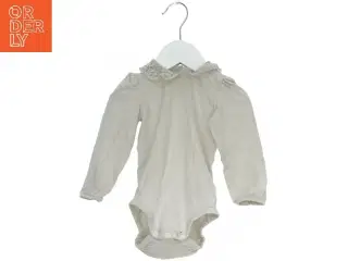 Langærmet bodystocking med blondekrave fra H&M (str. 74)