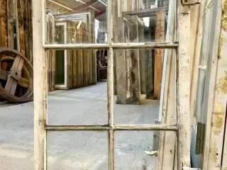 Original 6-ruders, kittet vinduesramme