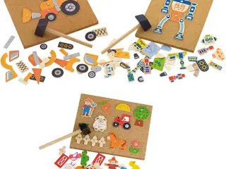 VIGA Hammermosaik - Kreativ Leg for Børn, 3 sæt