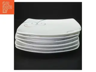 Firklveren Victória tallerkner (str. ø 20 cm, 6 styk cm)