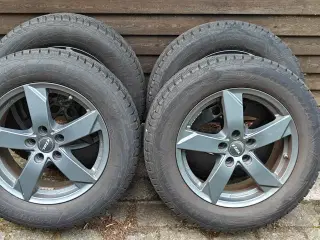 17" RIAL alufælge med Goodyear Ultragrip vinterdæk