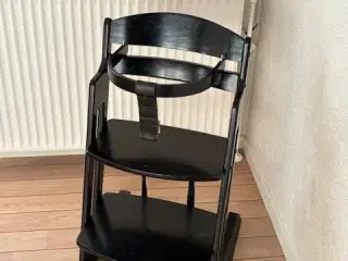 Høj stol sort