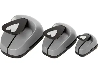 Hjerte Stansejernssæt - 3 størrelser til kreativitet