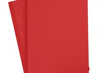 Rød A4 Karton 220 g - 10 stk. til kreative projekter