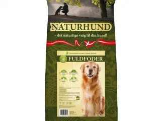 Hundefoder natur hund 10kg 170kr