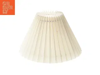Plisse lampe skærm (str. Ø 19,5 cm lægnde 16 cm)