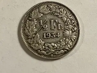 1/2 Franc 1934 Switzerland