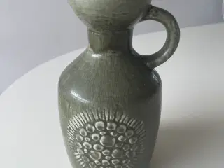 Rørstrand Zenit grøn keramik vase (Gunnar Nylund)