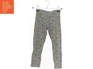 Grå leggings med hjerteprint fra Lupilu (str. 110)