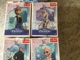 Helt nye 4 små Frozen puslespil