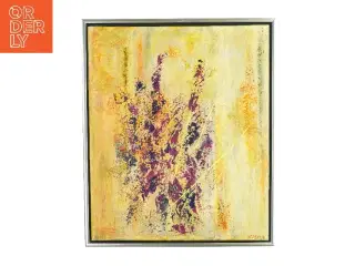 Billedramme med maleri fra Ukendt (str. LB:63,5x53,5cm)