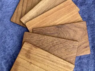 Smørrebrætter i teak – 6 stk