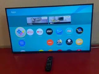 Smart TV panasonic 40 tommer,  med  fjernbetjening