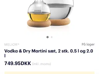 Bodum Vodka & Dry Martini sæt med glas