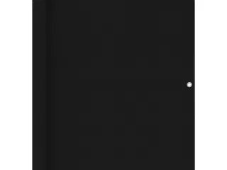 Altanafskærmning 120x600 cm oxfordstof sort