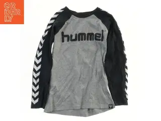 Langærmet T-shirt med logo fra Hummel (str. 152)