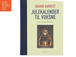 Julekalender til voksne : 24 livsbilleder af Sigurd Barrett (Bog)