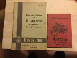 Husqvarna bøger gamle
