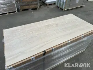 Gulv Moland Pine Cork Plank Design French White 104,64 kvadratmeter