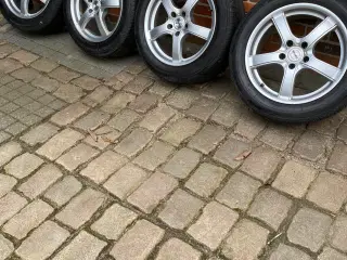 17 Tommer DENZO alufælge med Bridgestone sommerdæk