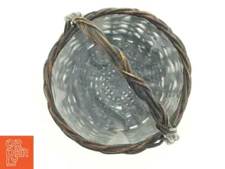 Fletkurv med plast indsats (str. Ø 35 cm)