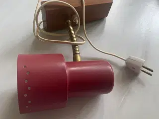 Væglampe teak antik 