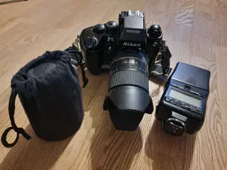 Nikon F4 + Finepix S2 Pro + D80