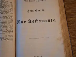 BIBELEN, Antikvarisk bog fra 1886 