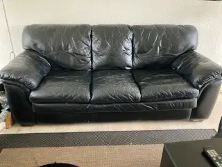 3 Pers.Lædersofa