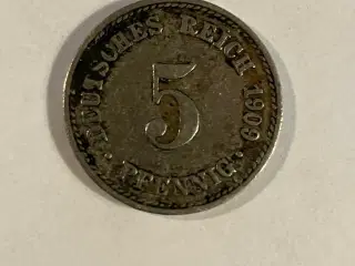 5 Pfennig Germany 1909