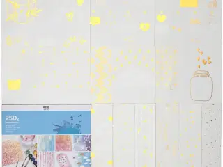 Malebog til Akvarel, 30,5x30,5 cm, 12 ark