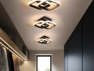 2 stk. Aurora Prestige Loftslampe Firkantet 22W
