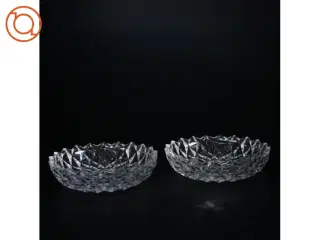Desserttallerkener i krystal