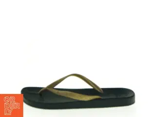 Guld og sorte flip-flops fra Ipanema (str. 37)
