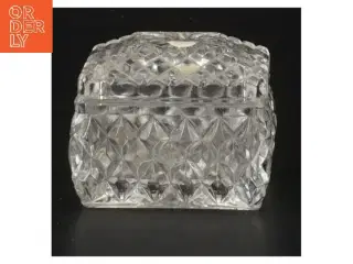 Glasskål med låg (str. 6,5x5 cm)