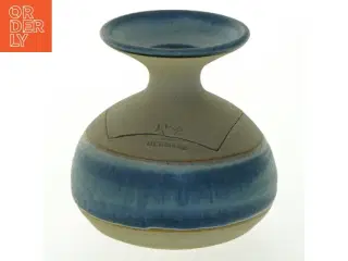 Vintage vase/lysholder i to dele fra Finke Keramik (str. Ø 8,5 cm)
