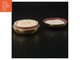 Vintage Guerlain pudderdåse med spejl (str. 9 cm)