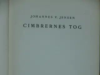 JOHANNES V. JENSEN:  1. udgave