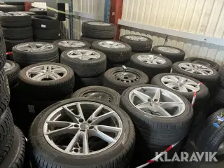 Komplethjul og løse dæk Audi/Volkswagen/Peugeot 18 sæt