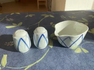 Blå Flamme Salt&Peber og lille Kande