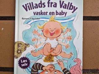 Villads fra Valby vasker en baby Bog