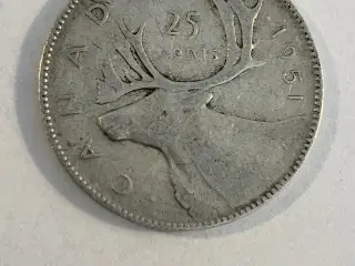 25 Cents Canada 1951