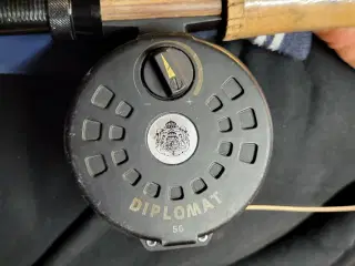 Fluestang m. Hjul og tilbehør