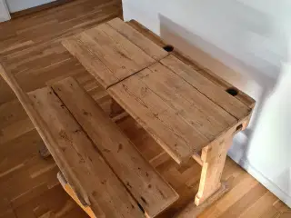 Gl. skolebænk