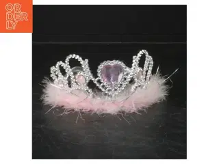 Legetøjs tiara med pynt (str. Ø 12 cm)