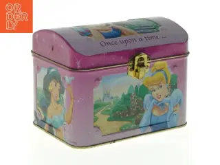 Metaldåse med eventyrmotiv fra Disney (str. 14 x 10 cm)