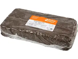 Ler med chamotte, mørk brun, 10kg/ 1 pk.
